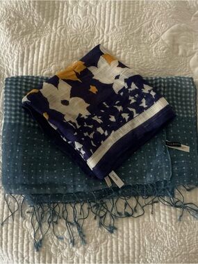 Talbots - 2 Scarfs. One shawl size. Versatile accessories